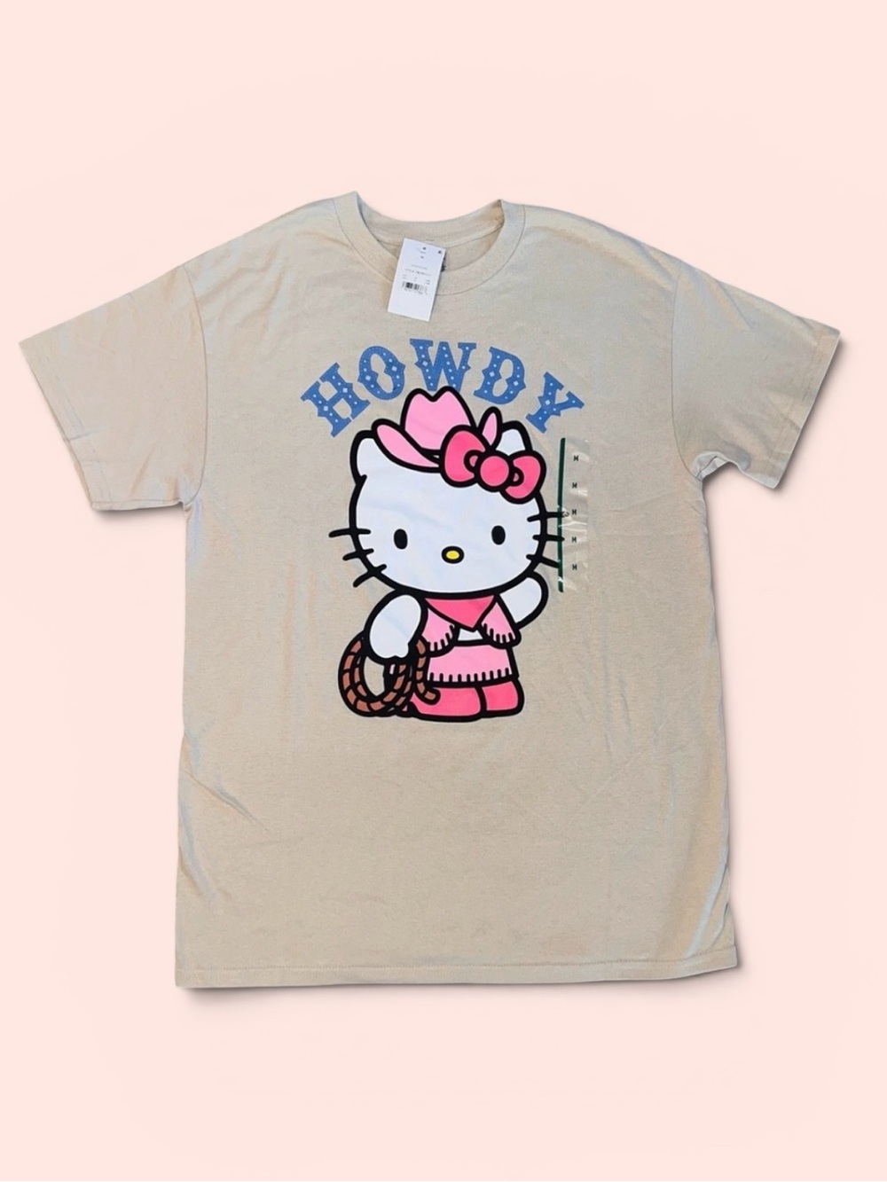 Sanrio Cream Hello Kitty Howdy T-Shirt